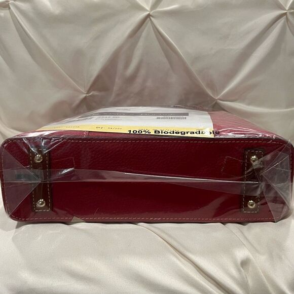 Dooney & Bourke Pebble Grain Small Lexington Red NWT in original packaging - Picture 8 of 8